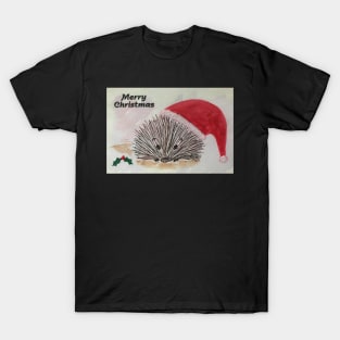 Merry Hedgehog Christmas T-Shirt